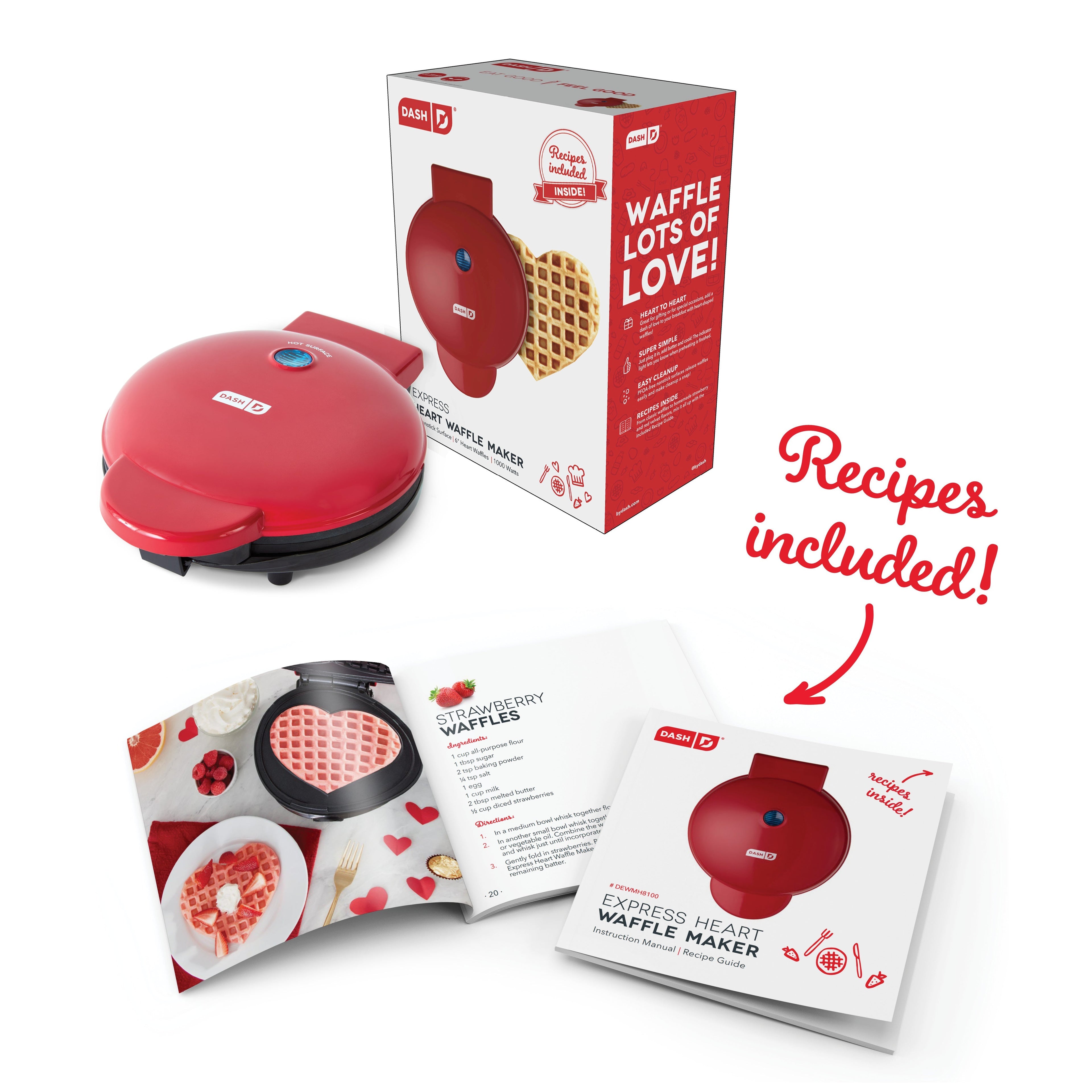 Express Heart Waffle Maker